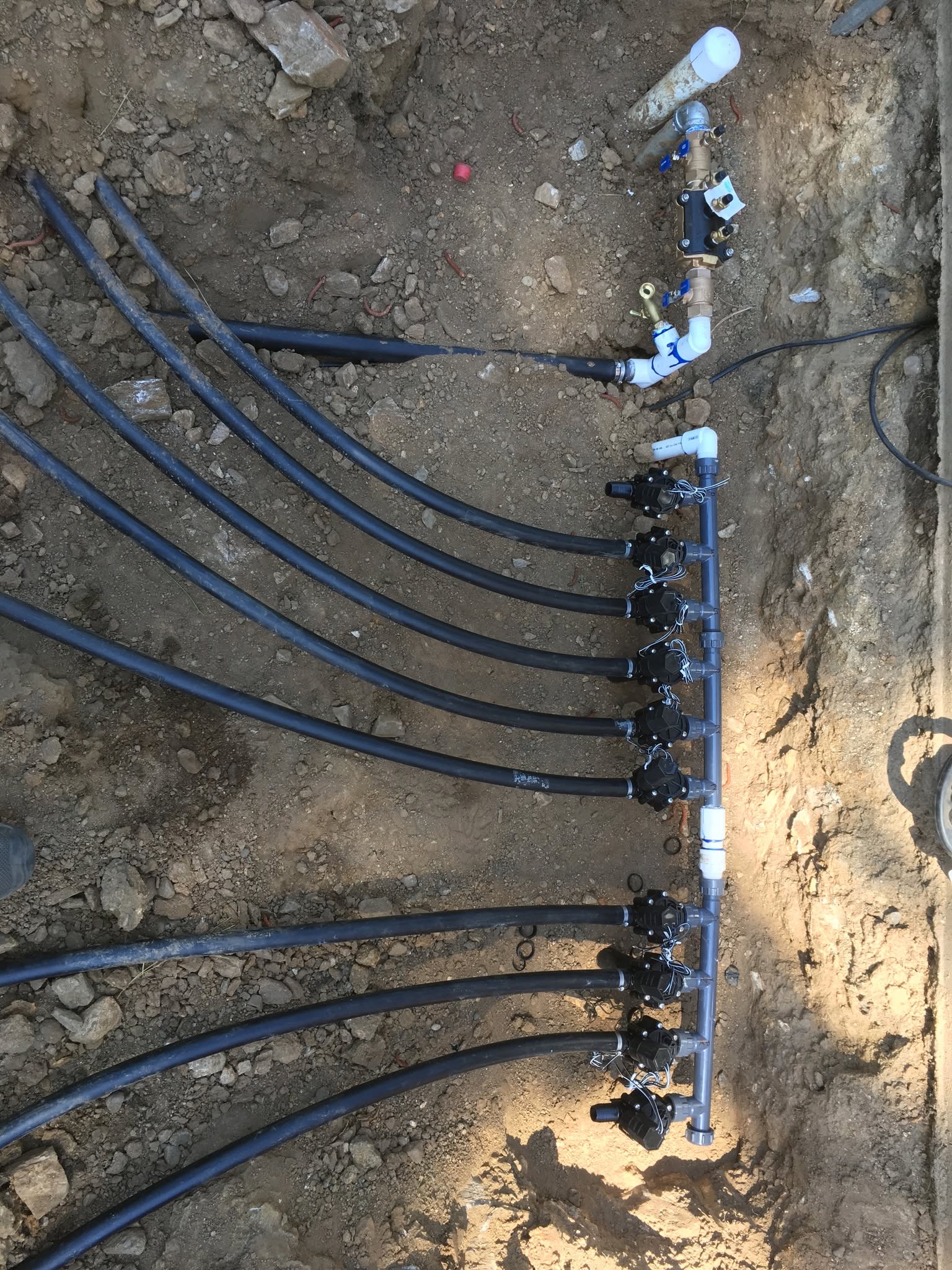 Landscape Drainage Project Coeur Dalene Idaho In North Idaho