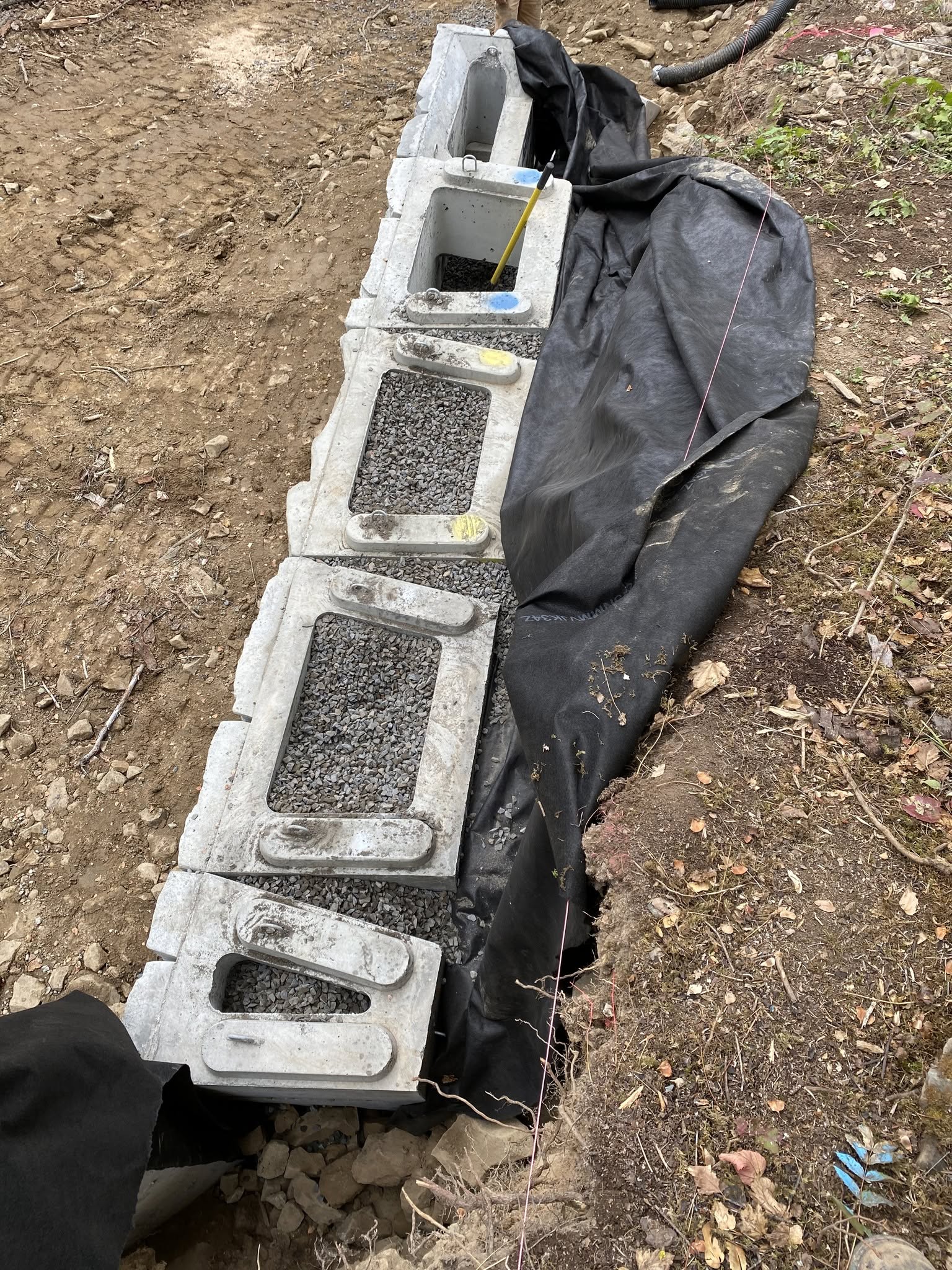 Landscape Drainage Project Coeur Dalene Idaho In North Idaho