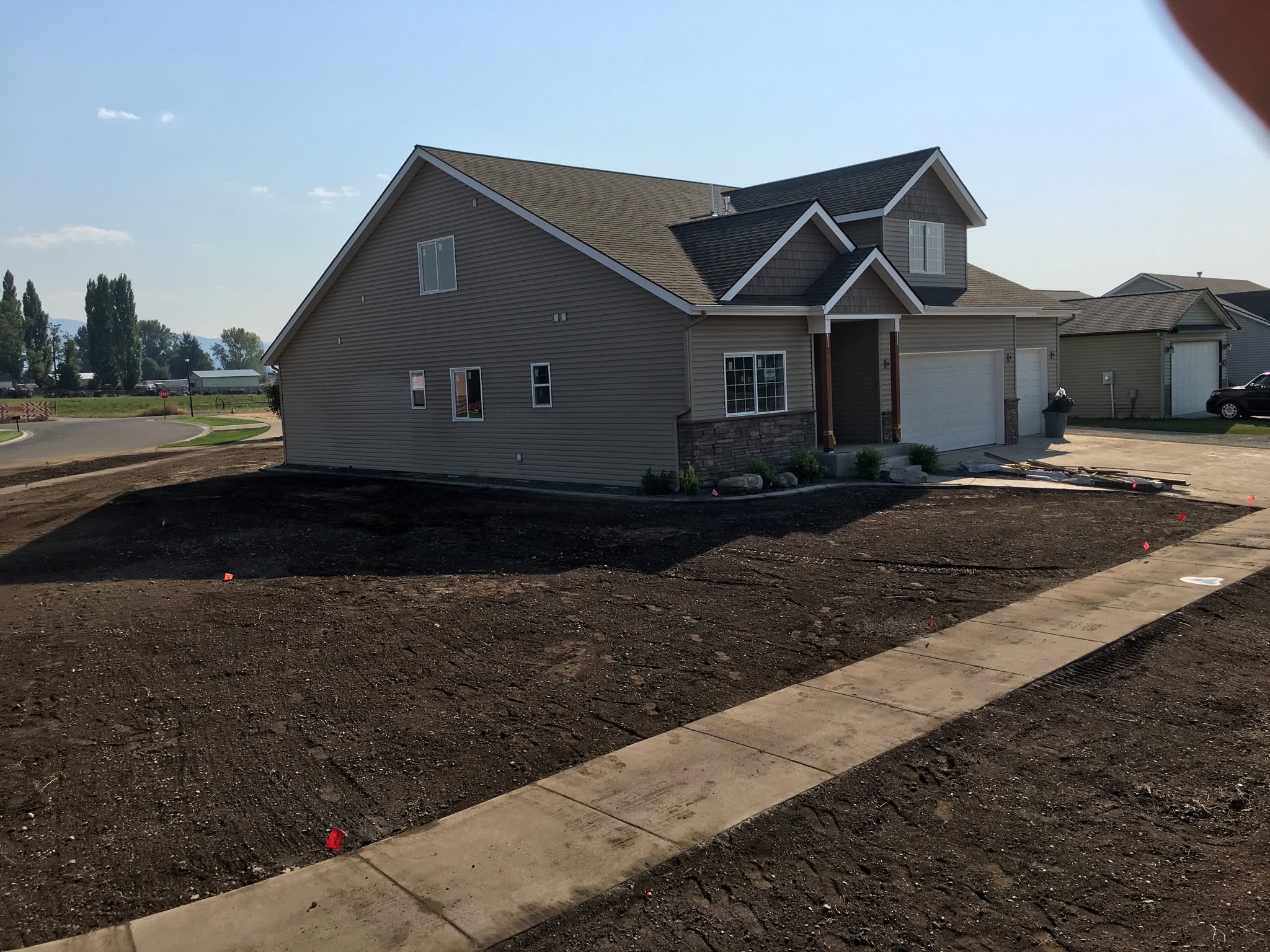 Landscape Drainage Project Coeur Dalene Idaho In North Idaho