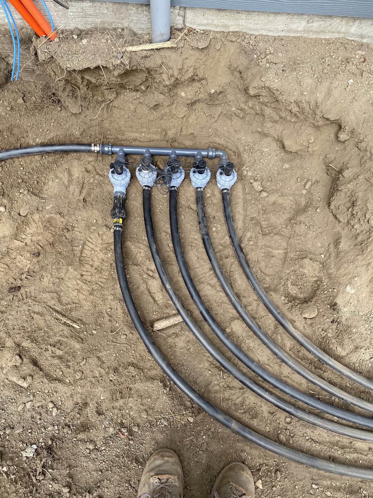 Landscape Drainage Project Coeur Dalene Idaho In North Idaho