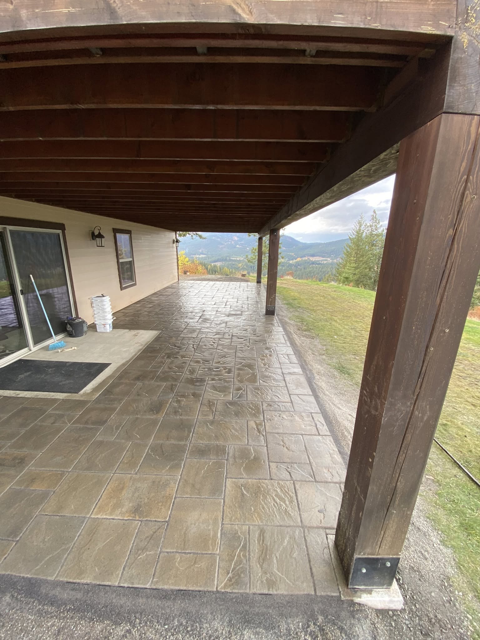 Outdoor Landscape Project Coeur Dalene Idaho In North Idaho