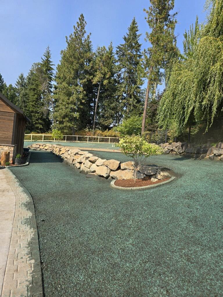 Outdoor Landscape Project Coeur Dalene Idaho In North Idaho