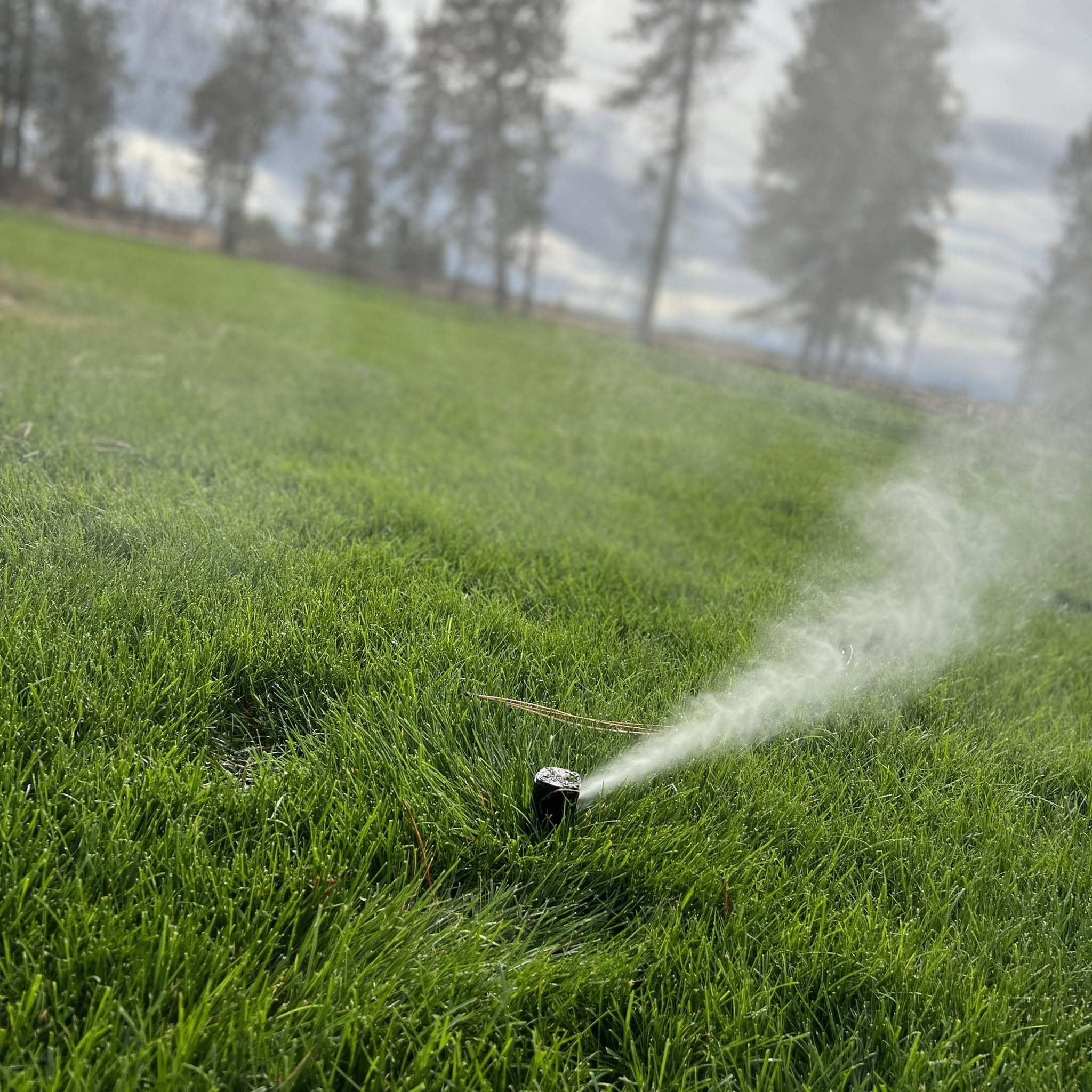 Sprinkler Irrigation Project Coeur Dalene Idaho In North Idaho