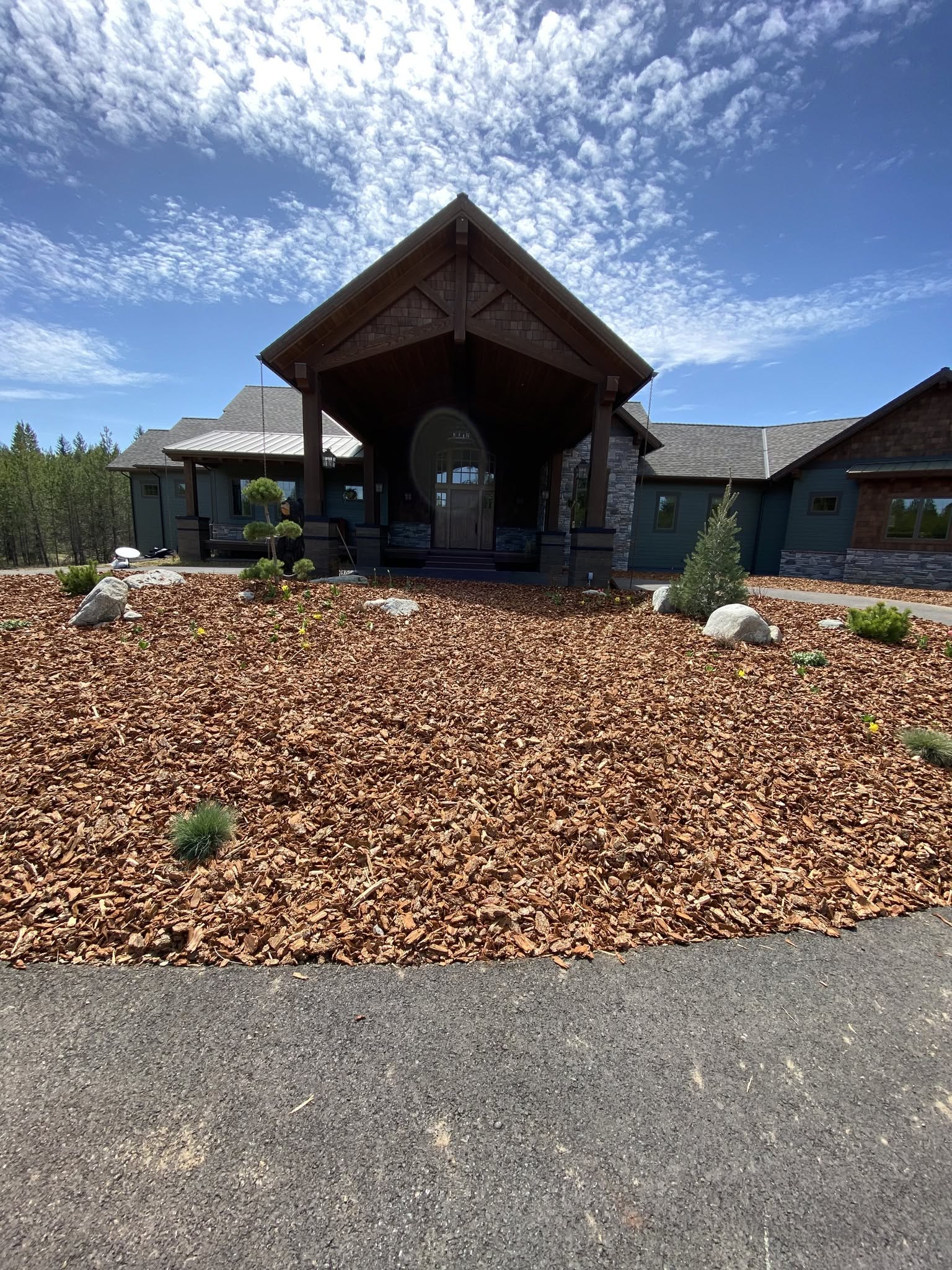 Sprinkler Irrigation Project Coeur Dalene Idaho In North Idaho