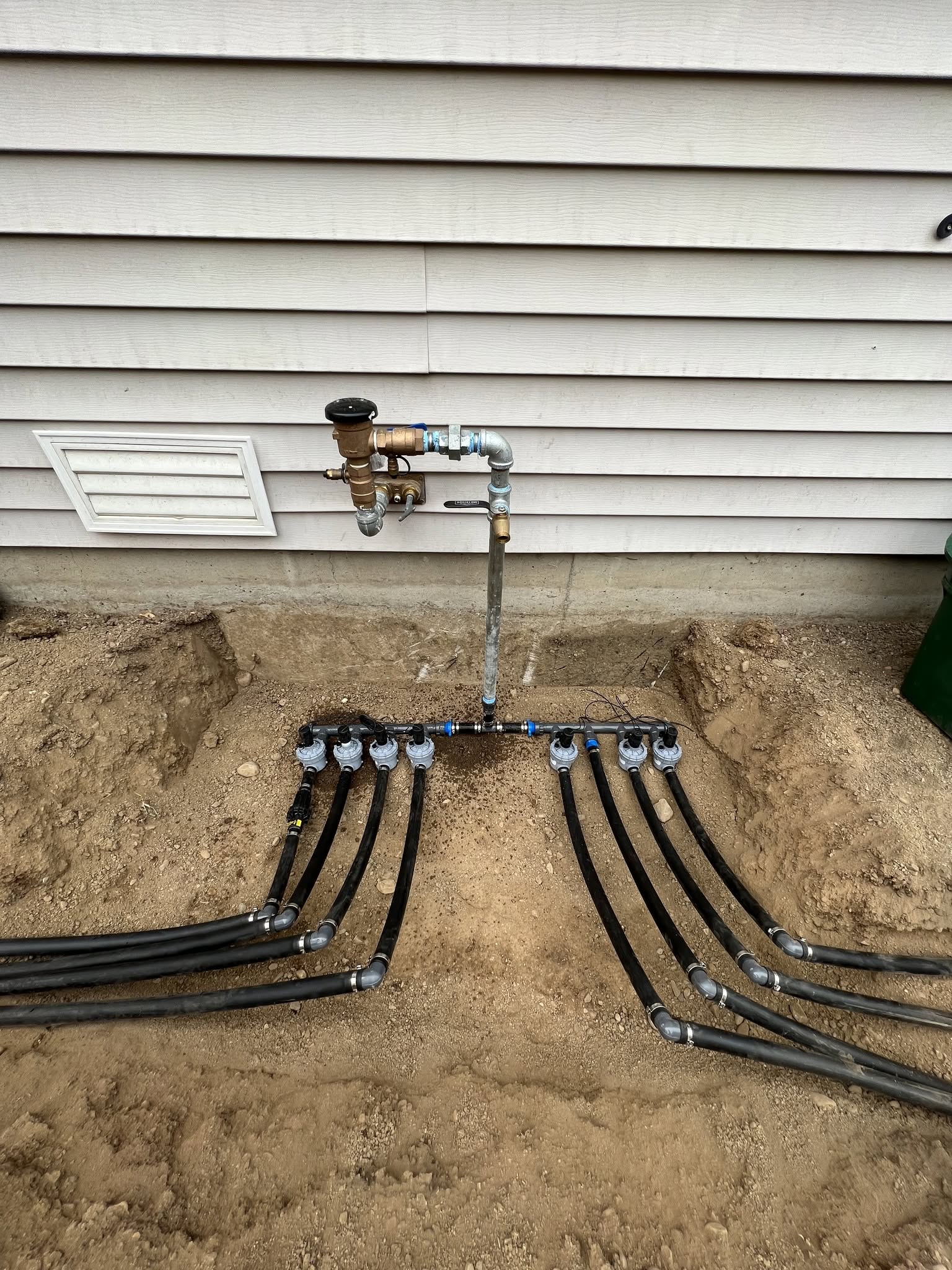 Sprinkler Irrigation Project Coeur Dalene Idaho In North Idaho