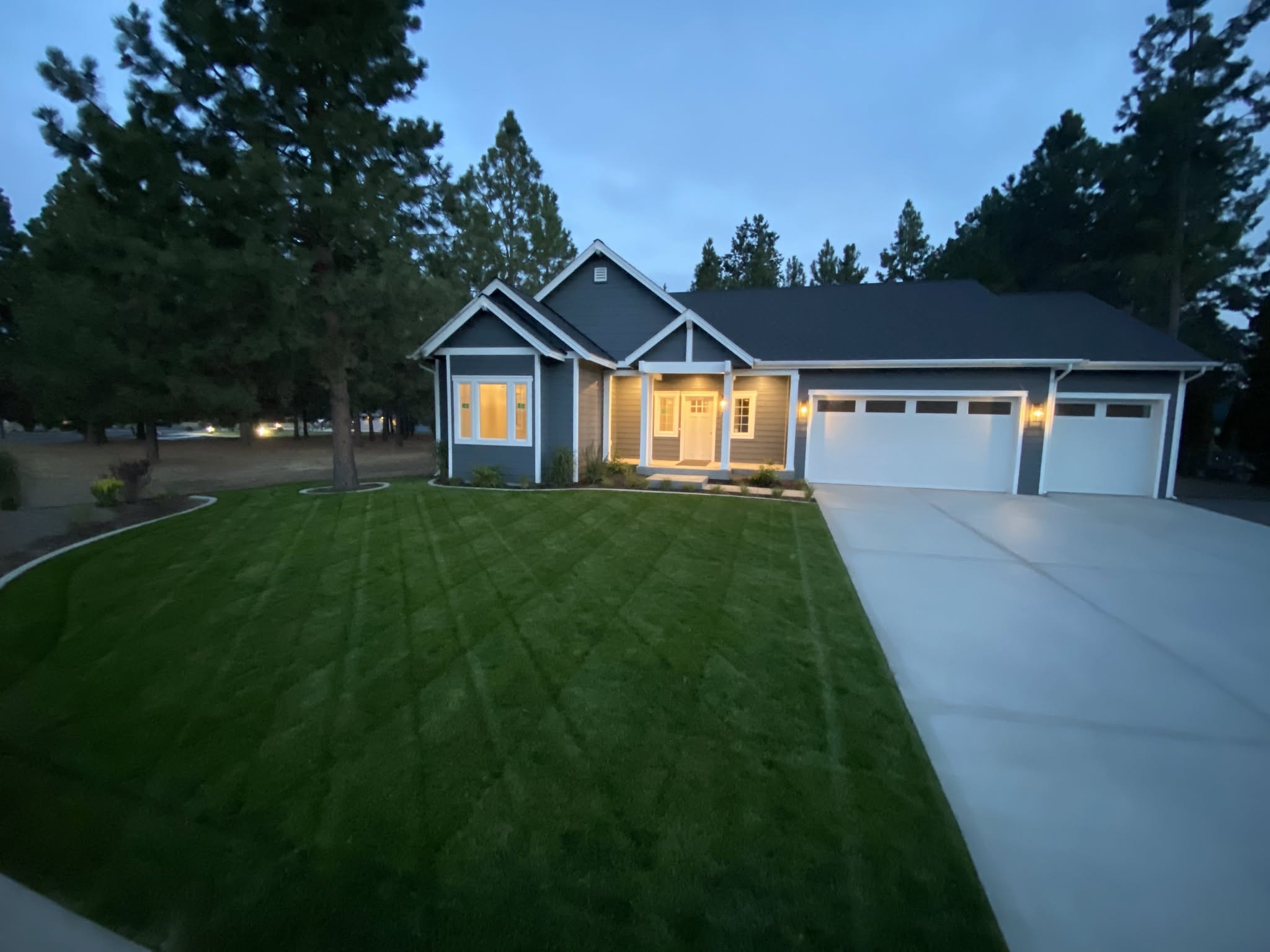 Sprinkler Irrigation Project Coeur Dalene Idaho In North Idaho